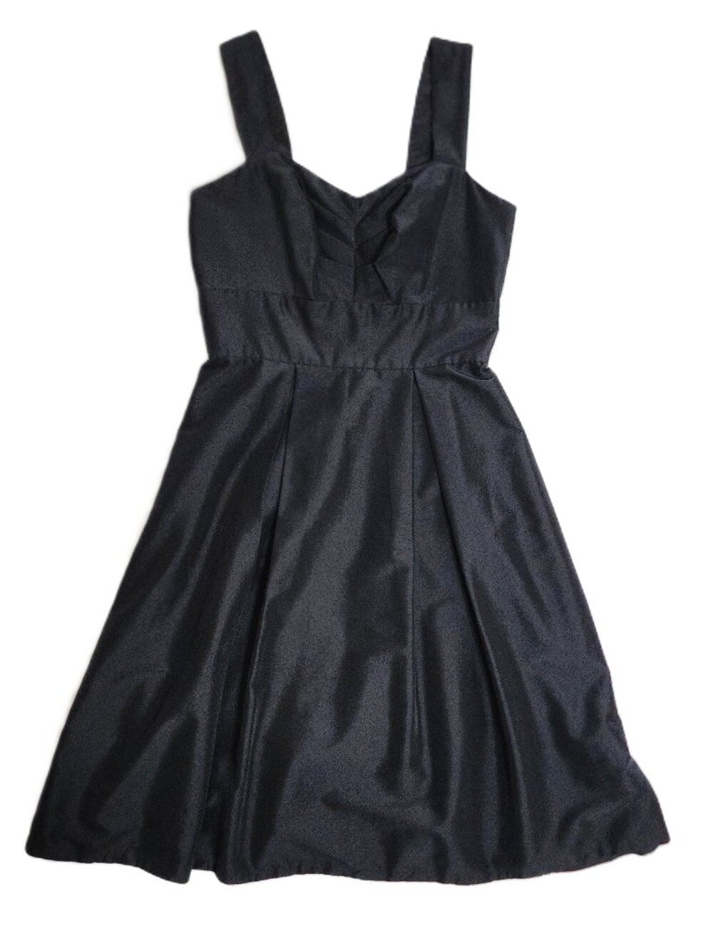 White House Black Market Womens Black Sweetheart Fit & Flare Dress Size 0